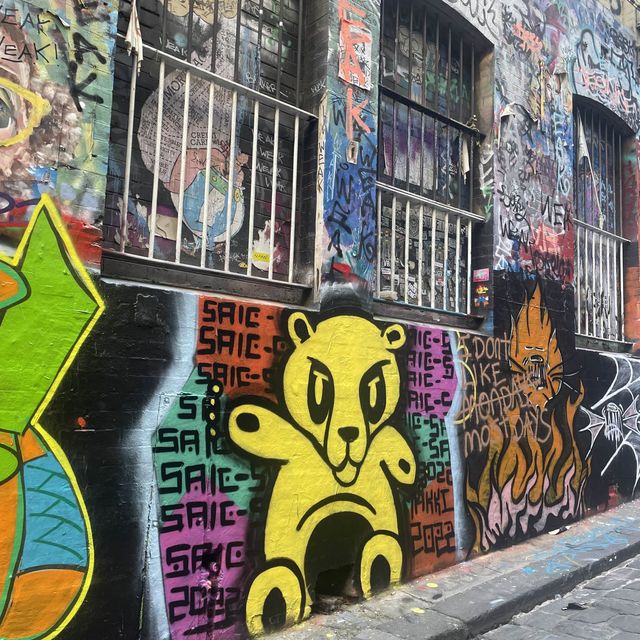 graffiti walls in Melbourne 