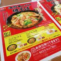 [福岡市]海鮮あんかけ焼きそばが😆クセになる✨「餃子の王将」
