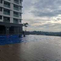 A night stay at Bangi with great pool scenery