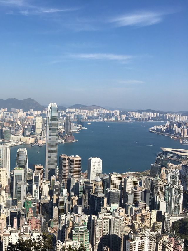 Beautiful view from The Peak 