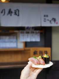 飛騨高山の『古い町並』で肉寿司を食べ歩き
