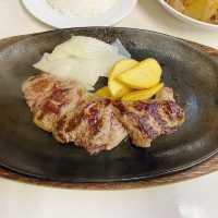 ステーキが美味しかった
