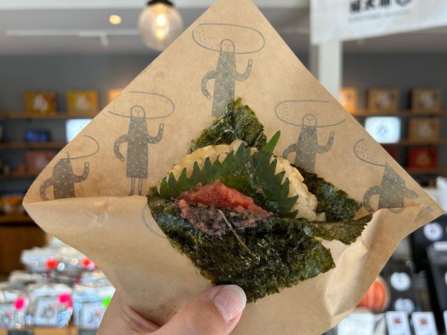 【太宰府参道】福太郎のめんたい焼きおにぎり