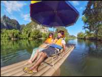 Bamboo raft ride on the Li river