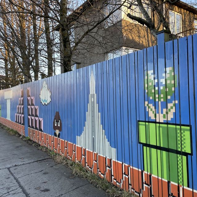 🇮🇸冰島遊記 Super Mario Bros Wall Mural