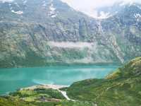 The hiking in Besseggen, Norway