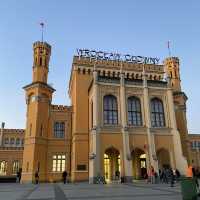 Poznań Town hall, church, central station 