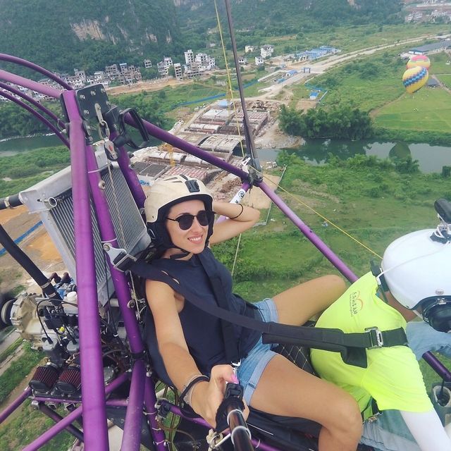 paragliding in Yangshuo 