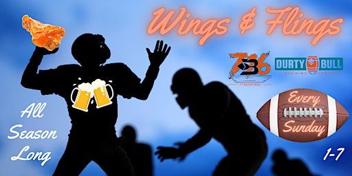 Wings & Flings: NFL Sundays!! | Durty Bull Brewing Company