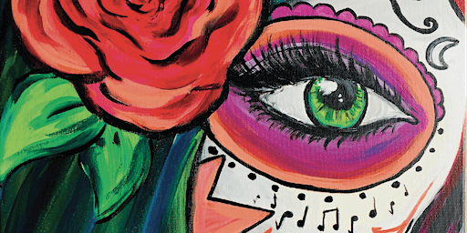Sugar Skull Beauty Paint and Sip Northside Cincinnati | Northside Print Shop