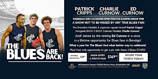 The Blues Are Back ft Crippa, Charlie & Ed LIVE at All Seasons Resort! | All Seasons Resort