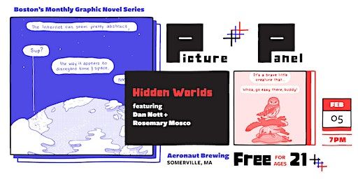 Picture + Panel: Hidden Worlds with Rosemary Mosco and Dan Nott | Aeronaut Brewing Company