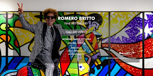 Romero Britto Fine Art Event | ROMERO BRITTO Fine Art Gallery