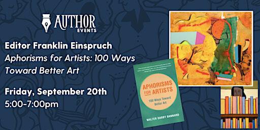 Artist and Editor Franklin Einspruch | Bookery Manchester