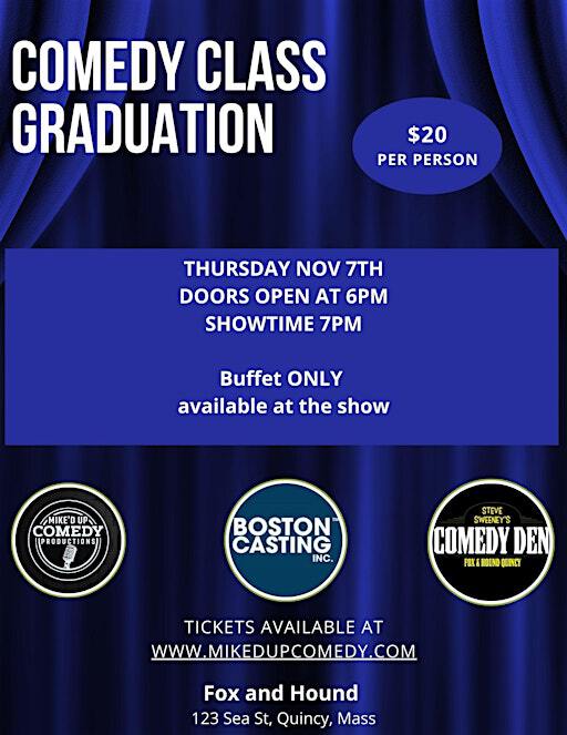 Comedy Class Graduation | Fox and Hound Wood Grille and Tavern