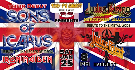 Sons of Icarus and Judas Rising at Tony V's Garage | Tony V's Garage