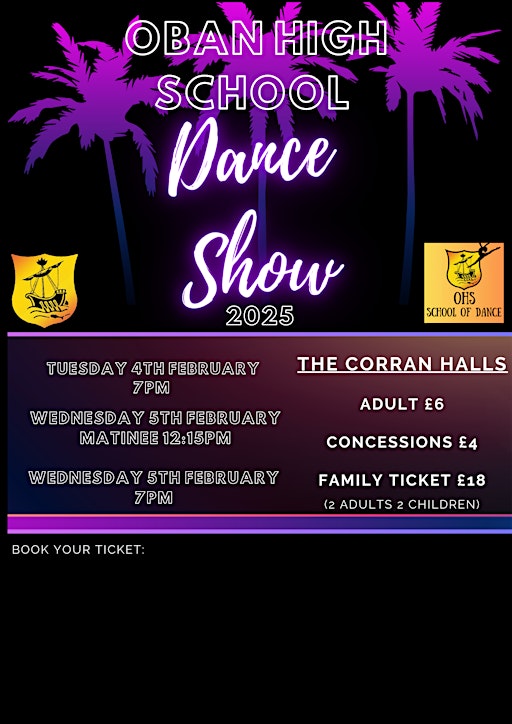 Oban High School Dance Show Matinee | The Corran Halls