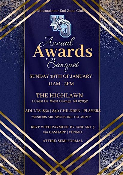 WOMEZC ANNUAL FOOTBALL AWARDS BANQUET | The Highlawn