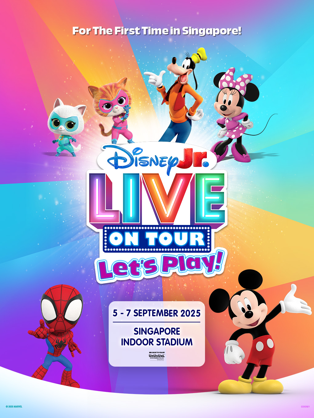 Disney Jr. Live On Tour: Let's Play 新加坡站｜演唱會 | 新加坡室內體育館