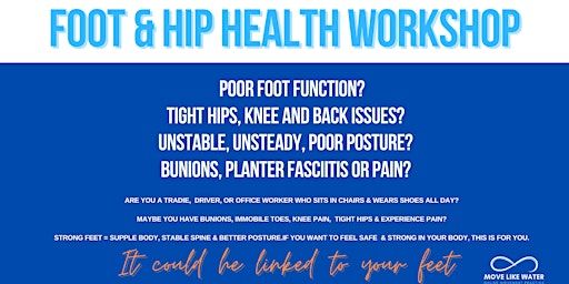 Foot, Knee & Hip Health workshop | Infuse Health - Yoga & Movement Newcastle