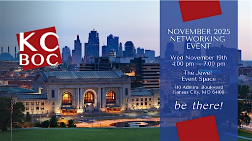 KCBOC Social & Networking Event November 2025 | The Jewel Event Space