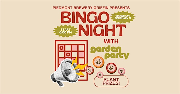 Plant Bingo | Piedmont Brewery Griffin