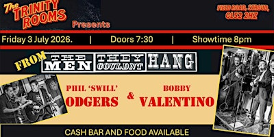 Phil  (Swill) Odgers and Bobby Valentino live at The Trinity Rooms Stroud | The Trinity Rooms Field Road  GL5 2HZ