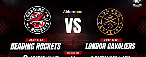 BCB CUP |  Aldermore Reading Rockets vs London Cavaliers | Loddon Valley Leisure Centre