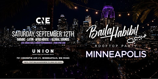 Baila Habibi حبيبي Minneapolis MN Debut | Union Rooftop