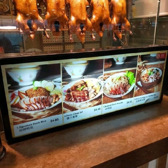 Yu Kee Braised Duck Rice @ Waterway Point