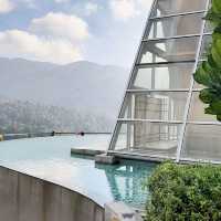 Swimming pool at 41st floor rooftop 😱