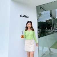Matter คาเฟ่สุดมินิมอลย่านบางแสน 🥤🧋✨