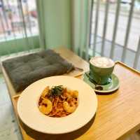 《🍀湖水綠自然清新cafe☕️可愛樹蛙主題🐸》