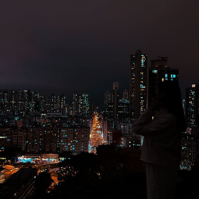 嘉頓山夜景🌃真係幾靚😊✨