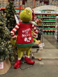 celebrating Christmas shop at Home Depot 