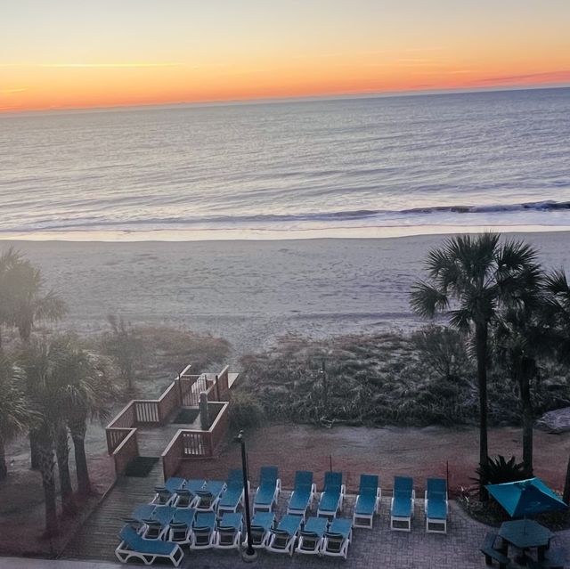 Sunrise at Myrtle Beach 🏝️☀️