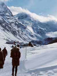 Hiking in Vex-Valley in Sils Maria