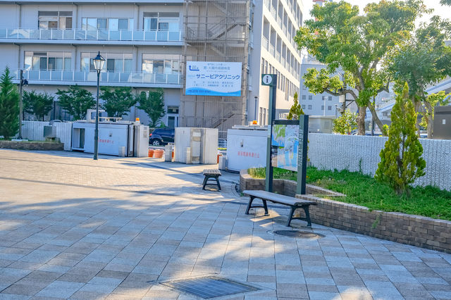 神戸メリケンパークの入り口