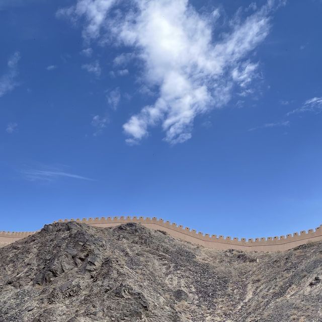 Great Wall at Jiayuguan! ❤️