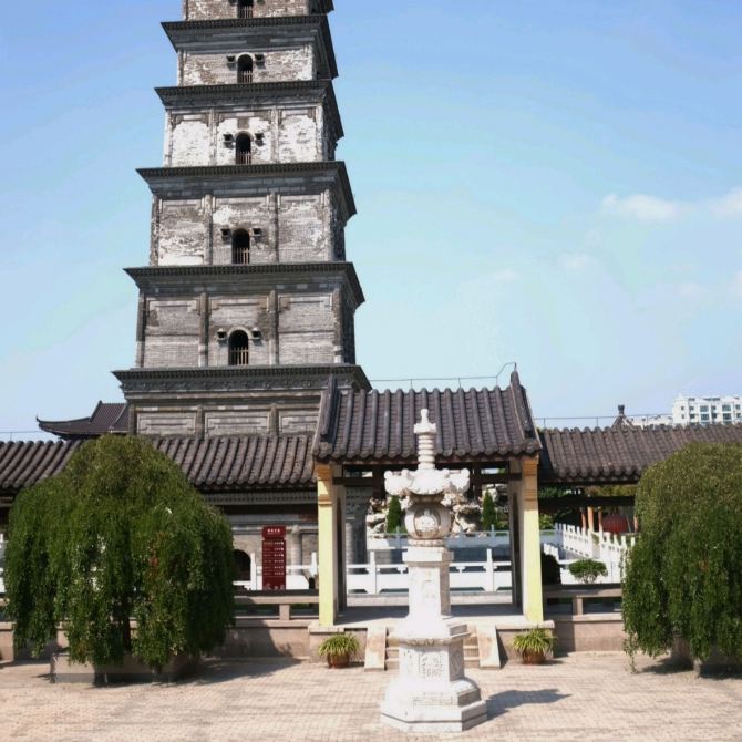 Zhenguo Temple in Jiangsu's Gaoyou