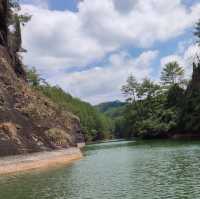 打卡福建連城石門湖船遊