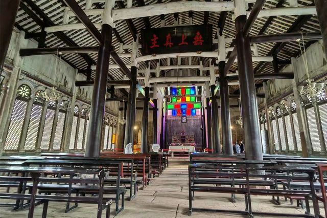 The oldest church in western Sichuan - Shujiawan Catholic Church.