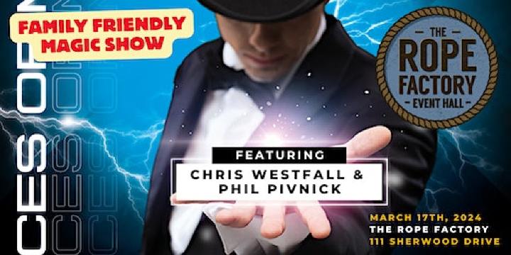 Aces of Magic Family Friendly Magic Show | The Rope Factory Event Hall