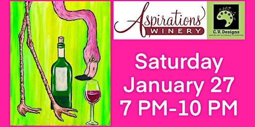 Paint N Sip + Charcuterie Party at Aspirations Winery | Aspirations Winery