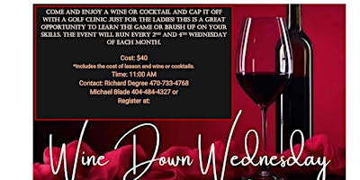 Golf Wine Down Wednesday's Lady Clinic | Mystery Valley Golf Club