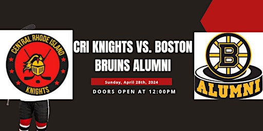 CRI Knights vs. Boston Bruins Alumni Game | Benny Magiera Memorial Ice Rink, West Warwick, RI, USA
