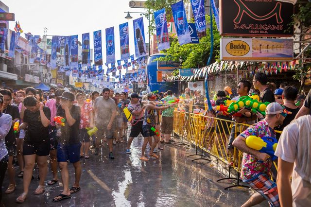Khao San Road Songkran Water Fights｜Songkran 2024 | Khao San Road