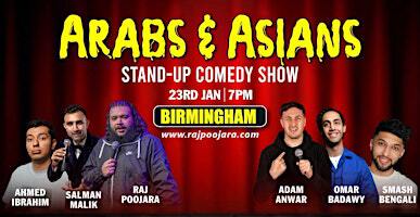 Arabs & Asians Stand-up Comedy Show Birmingham | Midlands Arts Centre