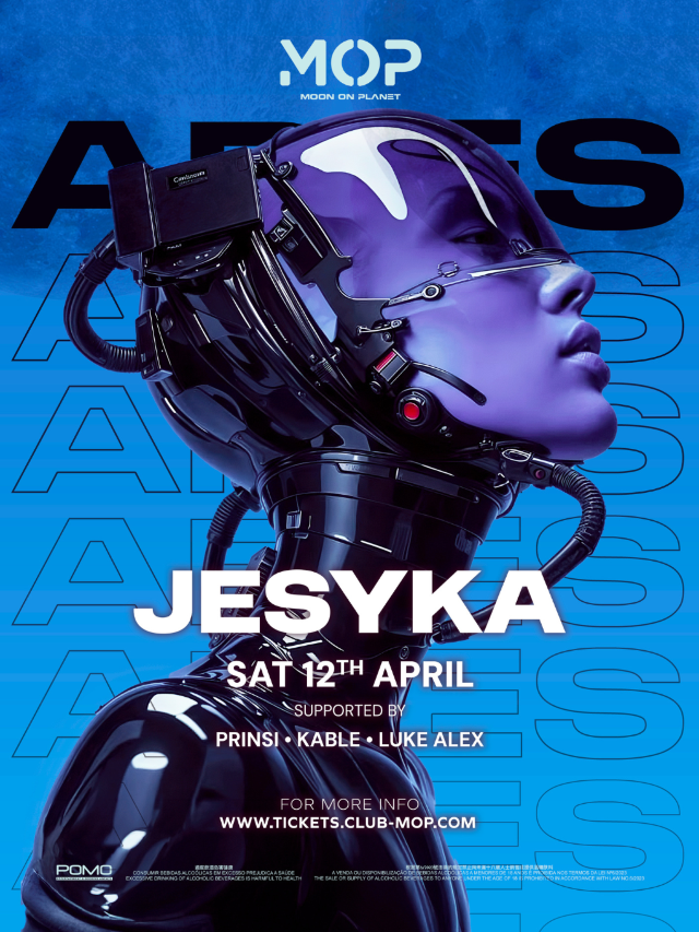 4月12日Club MOP邀請駐場DJ JESYKA，帶你進入Techno Rave的神秘世界。｜演唱會 | MOP
