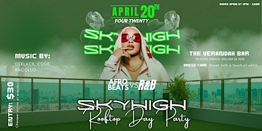 Skyhigh rooftop Afrobeat vs Rnb | 129 North Terrace